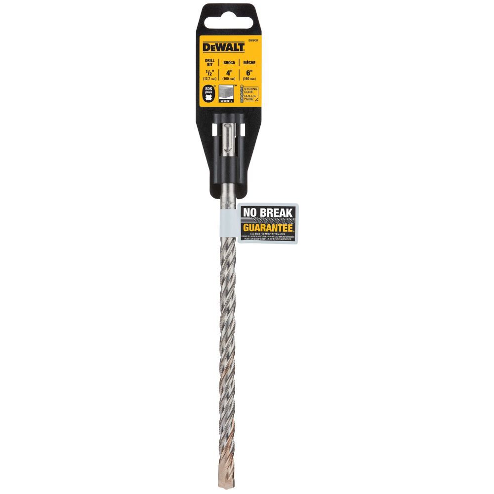 Dewalt, 1/2 IN. x 4 IN. x 6 IN. Rock Carbide SDS Plus Hammer Drill Bit