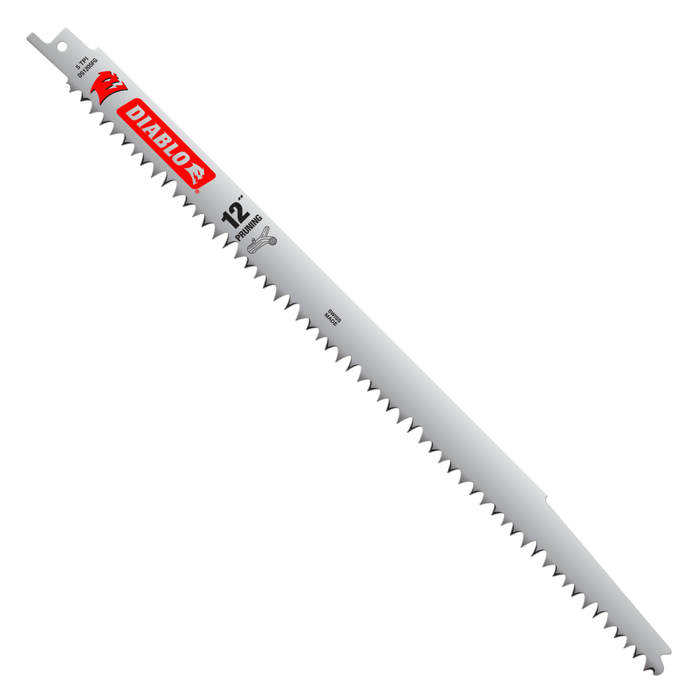 DIABLO, 12 in. Fleam Ground Recip Blade for Pruning