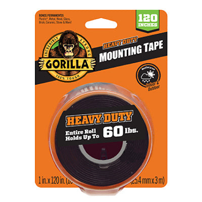 Gorilla Glue, 120 in. Heavy Duty Mounting Gorilla Tape XL