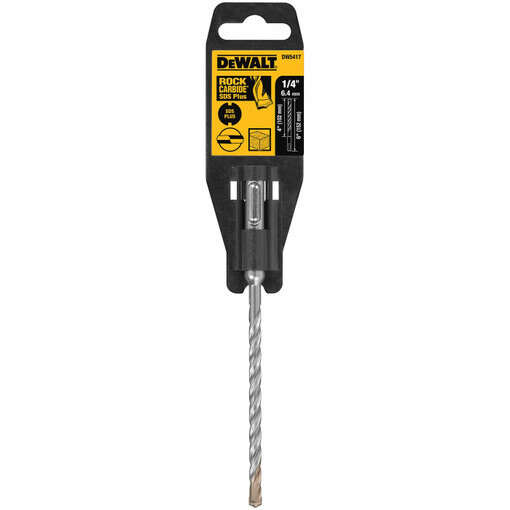 Dewalt, 1/4 IN. x 4 IN. x 6 IN. Rock Carbide SDS Plus Hammer Drill Bit