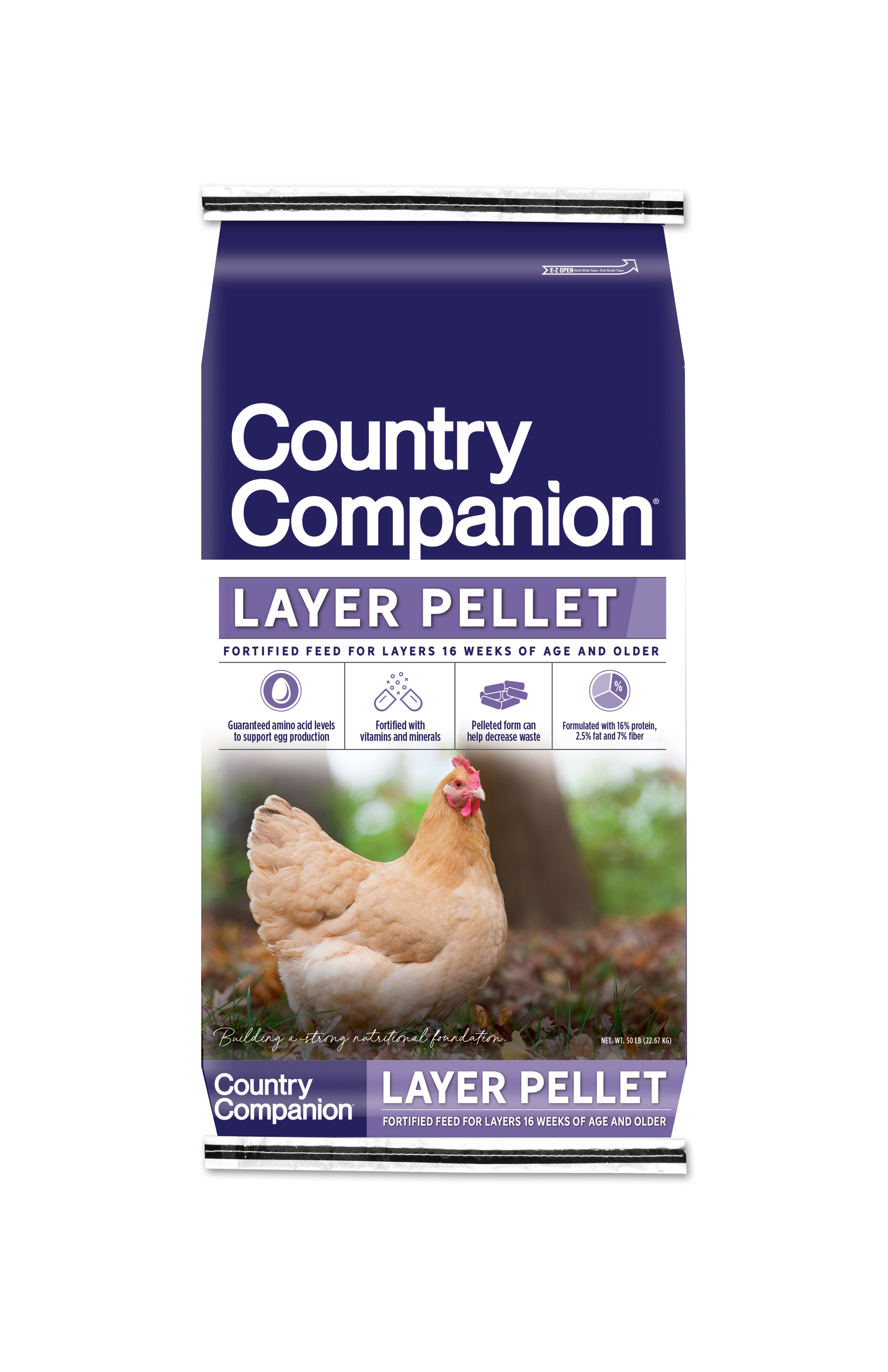 Country Companion, 16% Layer Pellet Poultry Feed