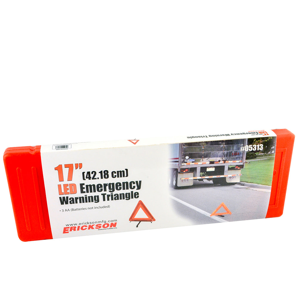 Erickson, 17in LED Warning Triangle