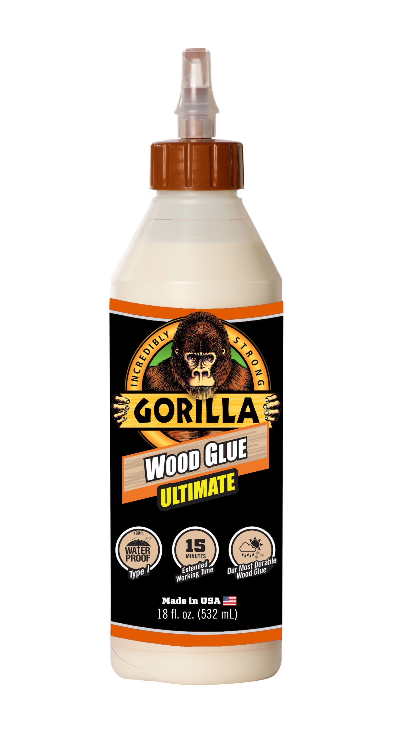 Gorilla Glue, 18 OZ Ultimate Wood Glue