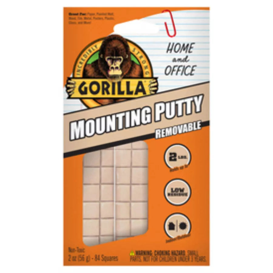 Gorilla Glue, 2 OZ Mounting Putty