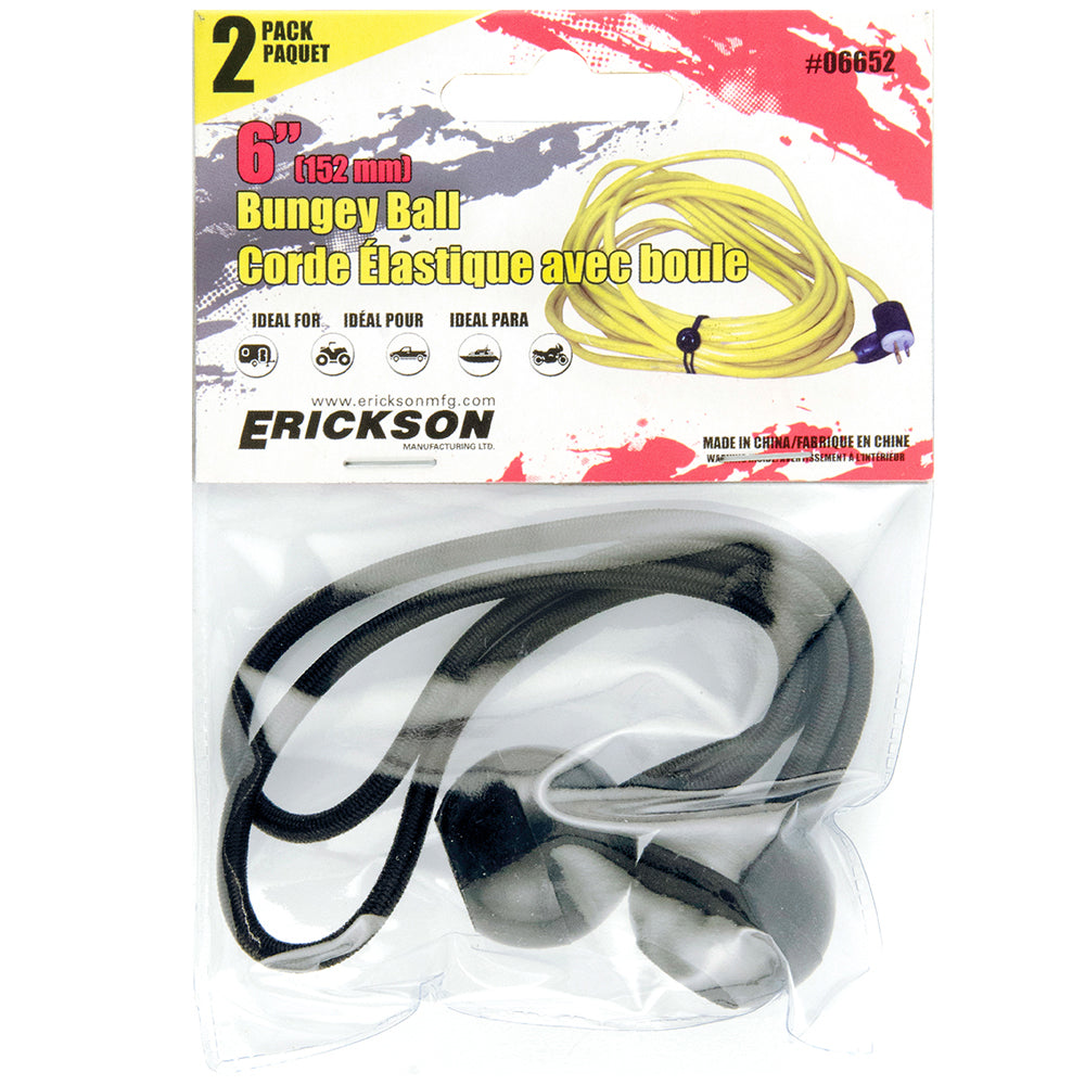 Erickson, 2-Pack Bungee Balls, 6in