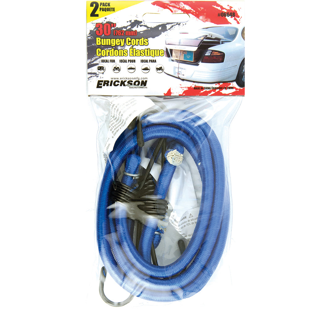 Erickson, 2-Pack Standard Bungee Cord, 30in