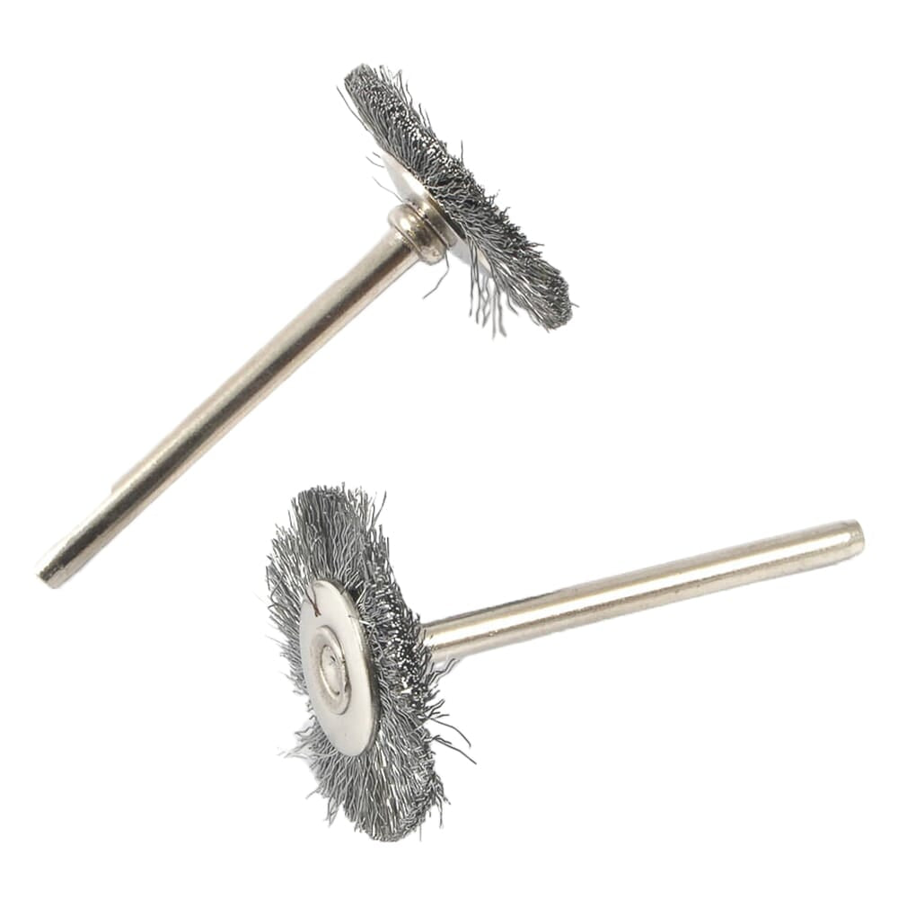 Forney, 2-Piece Wire Brush, Steel Set, 1 in