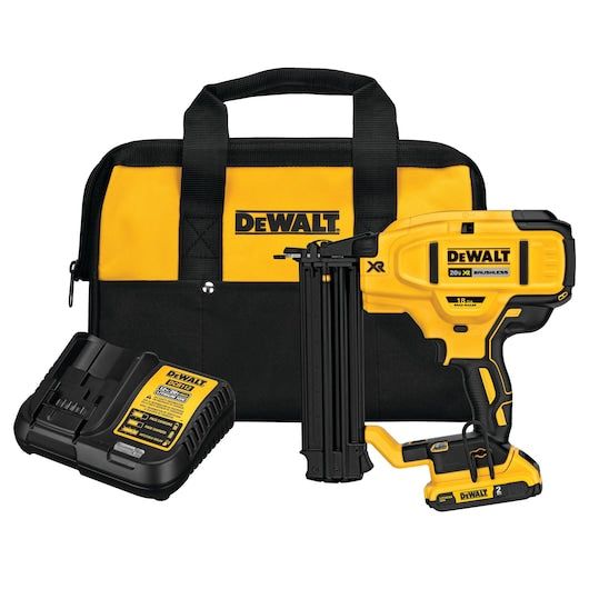 Dewalt, 20V MAX XR 18 GA Cordless Brad Nailer Kit