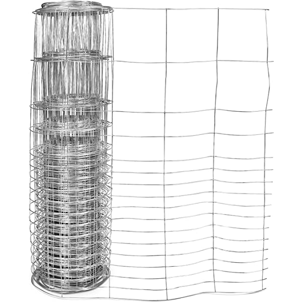 Garden Zone, 28in x 25ft Galvanized Rabbit Guard