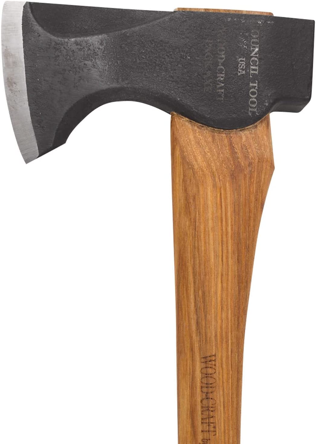 Council Tool, 2lbs Wood-Craft Pack Axe with 19in Curved Handle and Mask