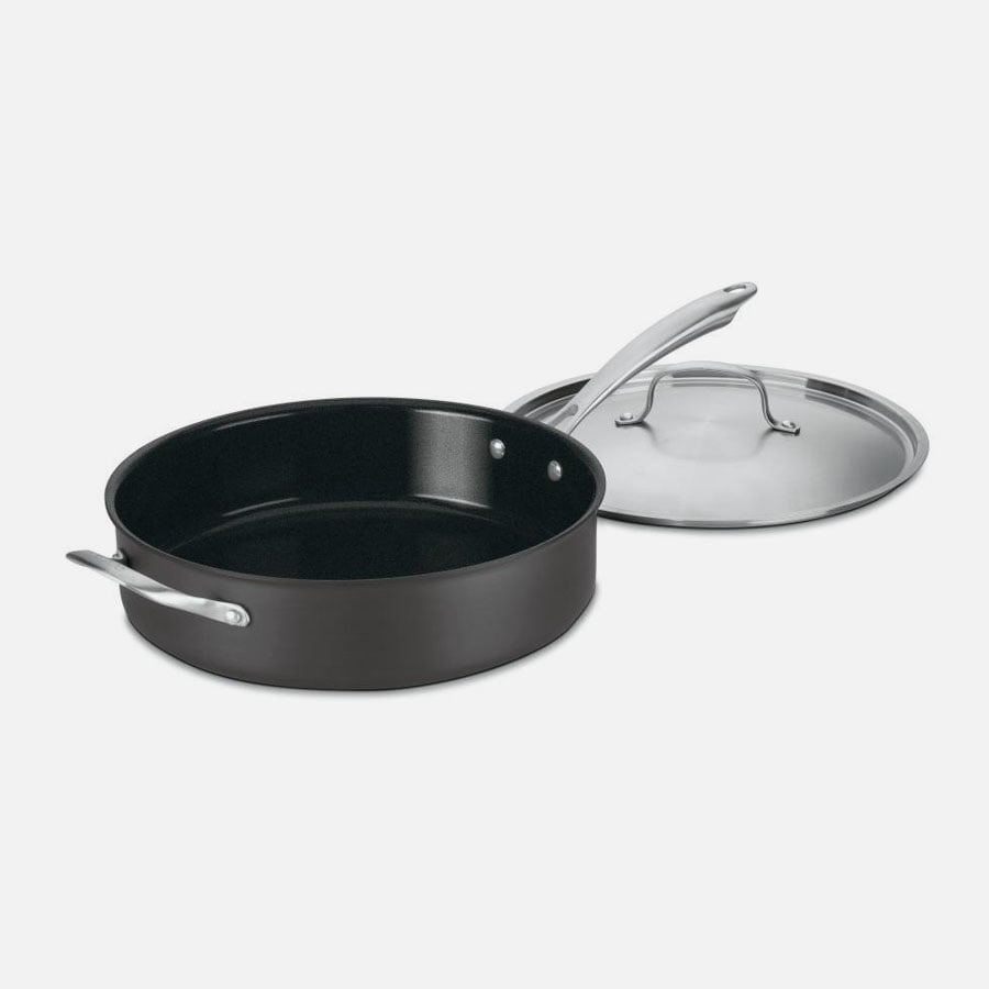 Cuisinart, 5.5qt Saute Pan W/helper Handle  Cover