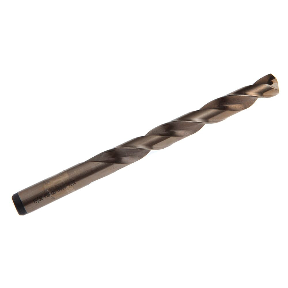 Forney, 8 Percent Cobalt Drill Bit, 135 Degree Split Point, 15/32 in