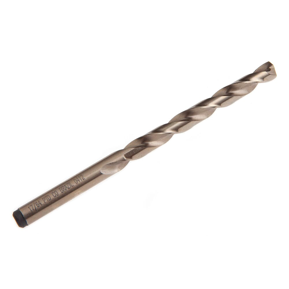 Forney, 8 Percent Cobalt Drill Bit, 135 Degree Split Point, 17/64 in