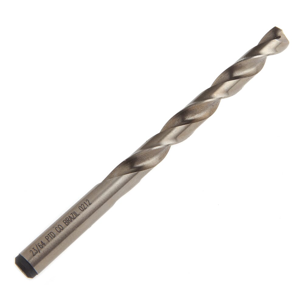 Forney, 8 Percent Cobalt Drill Bit, 135 Degree Split Point, 23/64 in