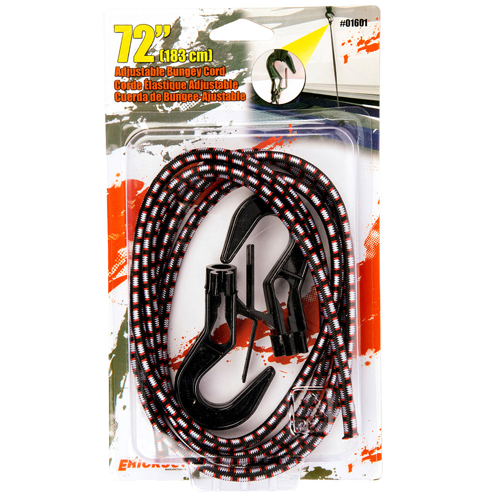 Erickson, Adjustable Bungee Cord, 72in