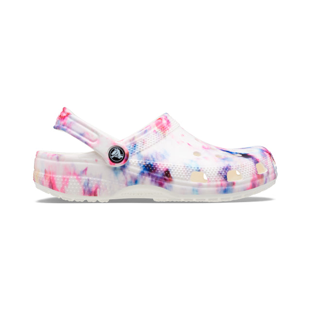 Crocs, Classic Tie-Dye Graphic Clog