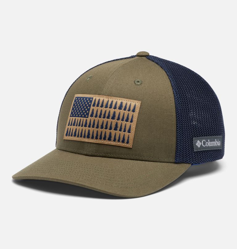 Columbia, Columbia Mesh Tree Flag Ball Cap - High Crown