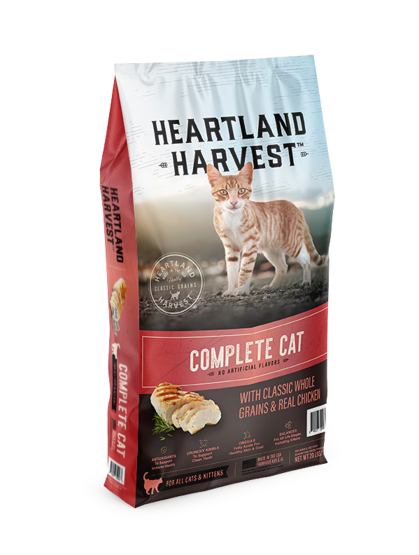 Heartland Harvest, Complete Cat with Classic Whole Grains & Real Chicken