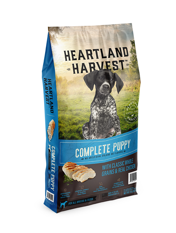 Heartland Harvest, Complete Puppy with Classic Whole Grains & Real Chicken