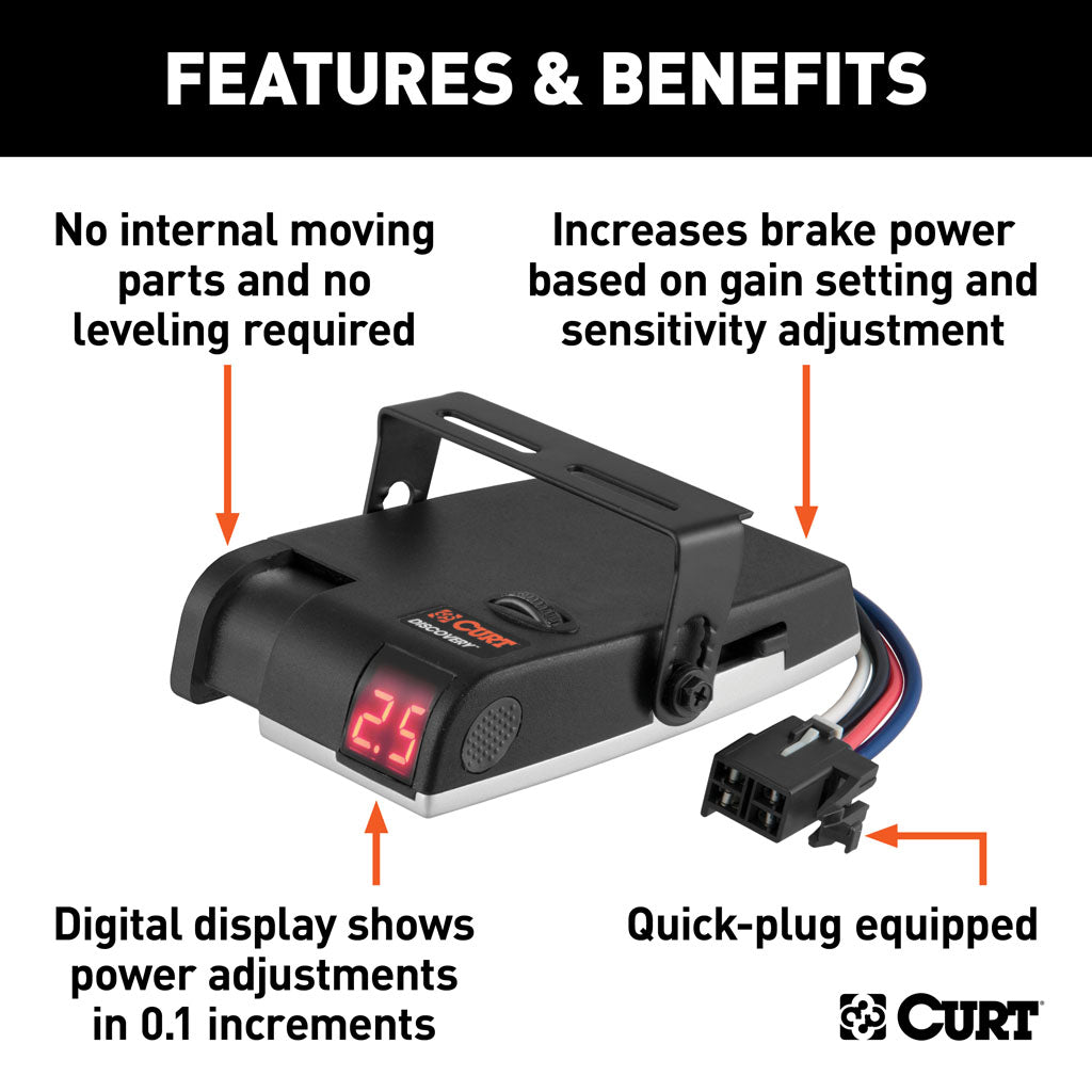 Curt Manufacturing, Discoverer Time-Delay Trailer Brake Controller