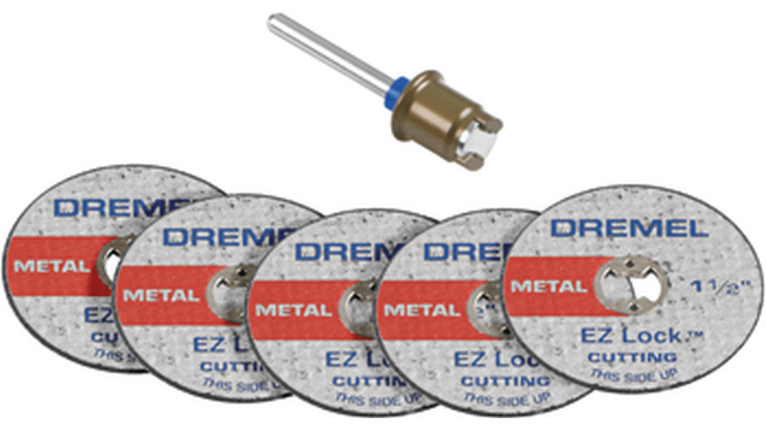 Dremel, EZ406-02 EZ Lock Cut-off Wheel Starter Kit, 6 pieces