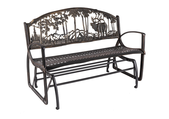 Painted Sky Designs, Elk Glider Bench