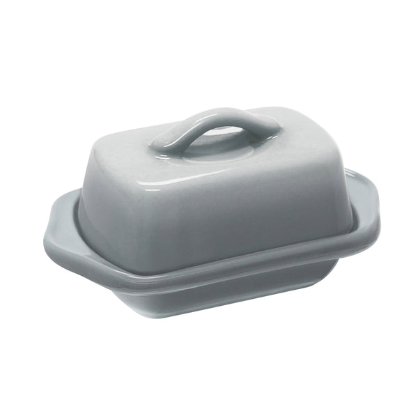 Chantal, Fade Grey Mini Butter Dish 5 Inch X 3.25 Inch