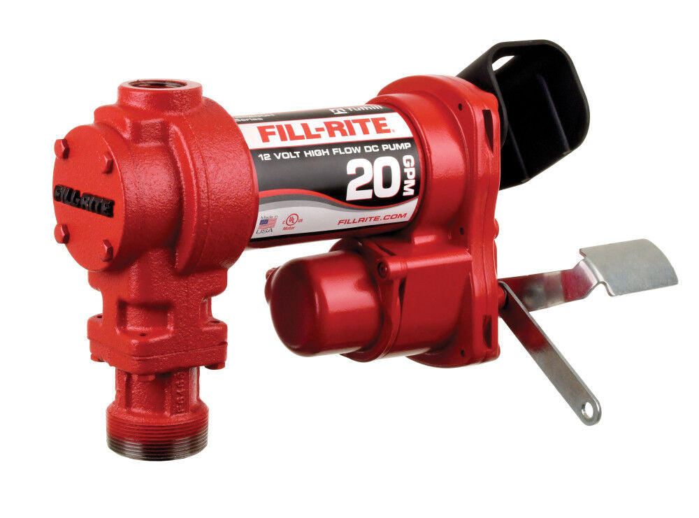 Fill-rite, Fill-rite 20 Gpm 12v Dc High Flow Pump 5' Ground Wire No Accessories