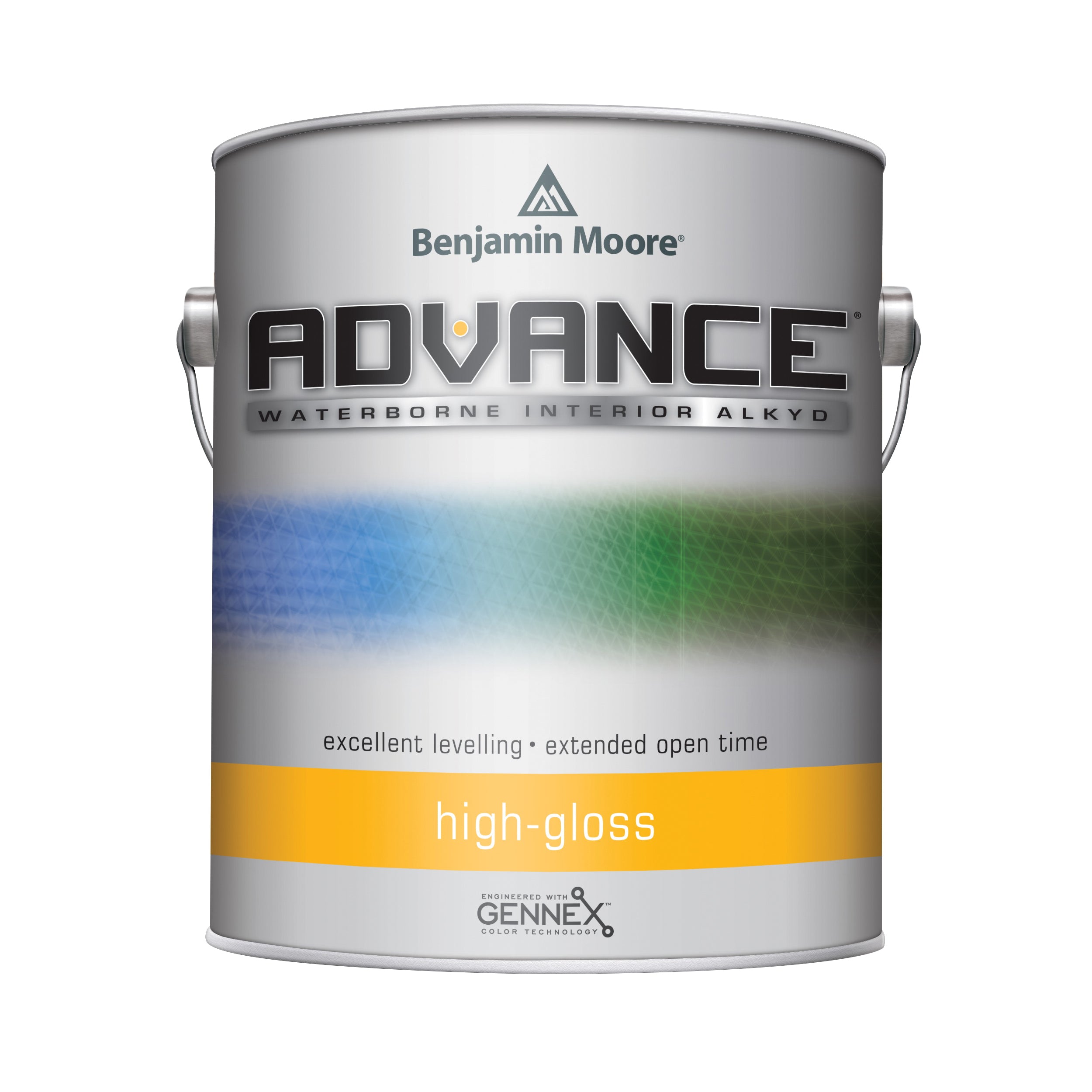 Benjamin Moore, GAL Advance Waterborne Interior Alkyd Paint - High Gloss Finish