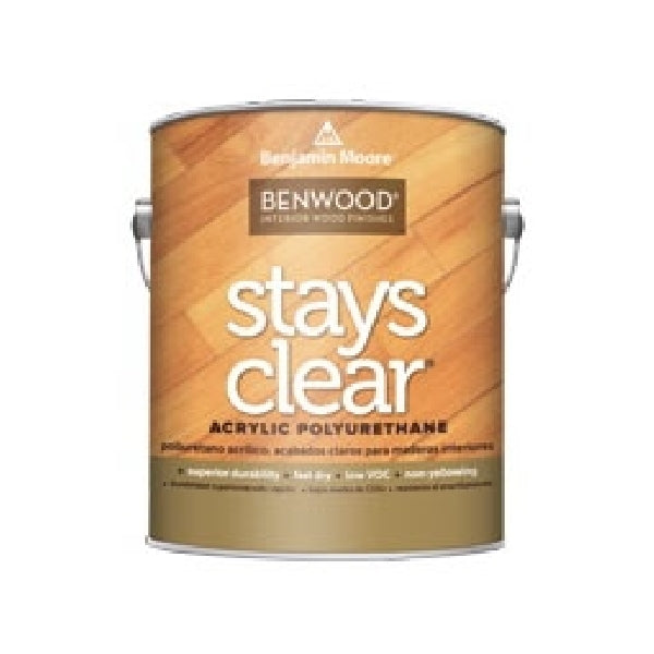 Benjamin Moore, GAL BENWOOD Stays Clear Acrylic Polyurethane Finish - High Gloss Finish