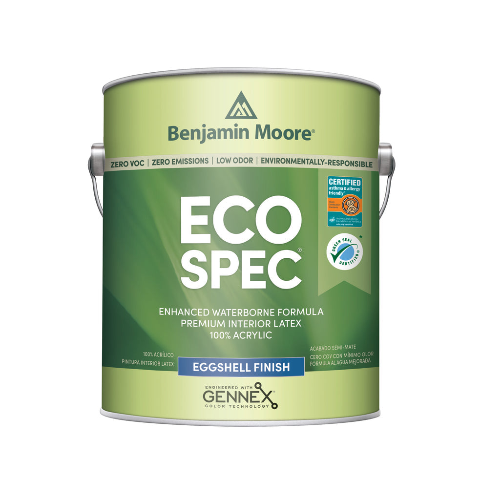 Benjamin Moore, GAL ECO SPEC WB Interior Latex Paint - Eggshell Finish