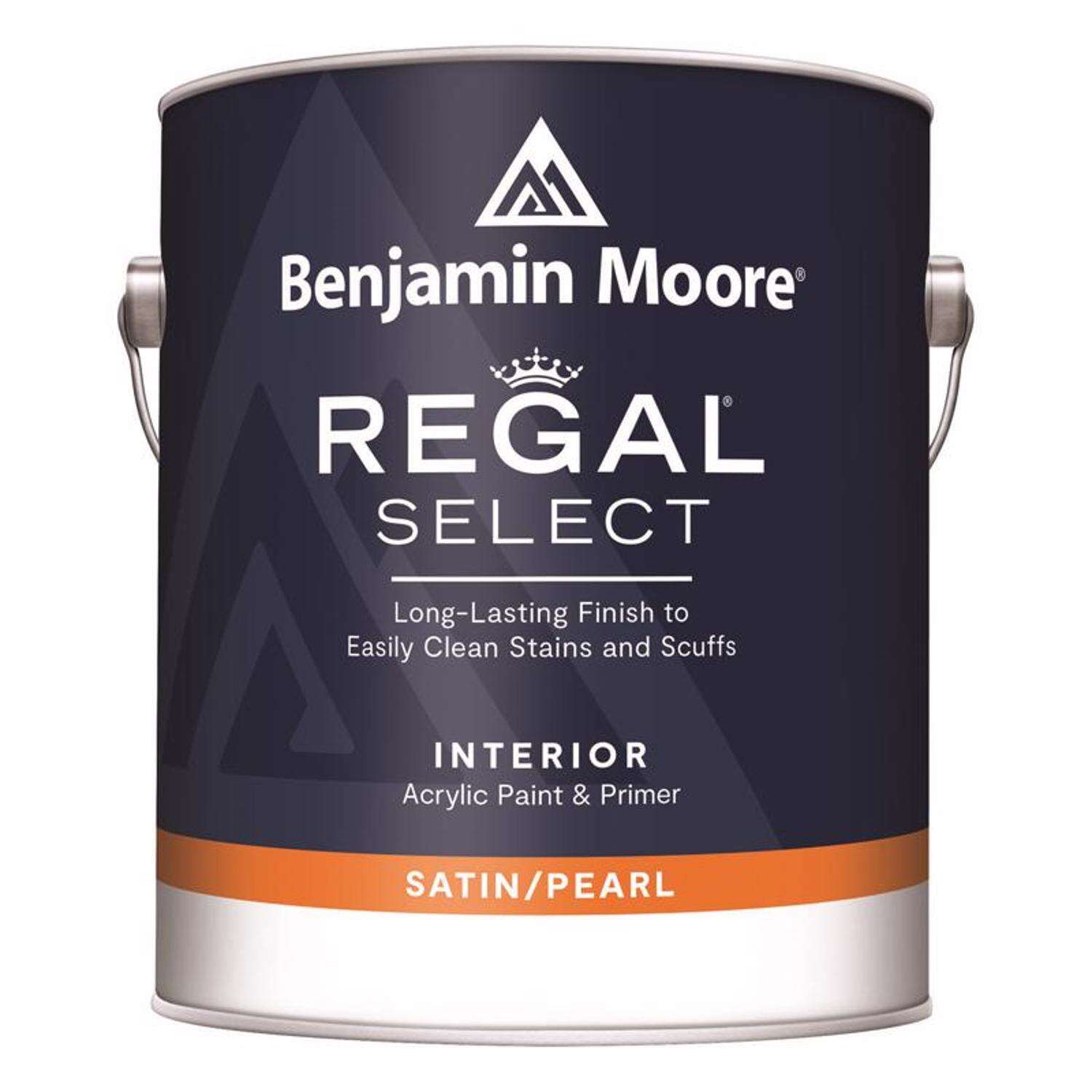 Benjamin Moore, GAL REGAL SELECT Acrylic Interior Paint & Primer - Satin/Pearl Finish