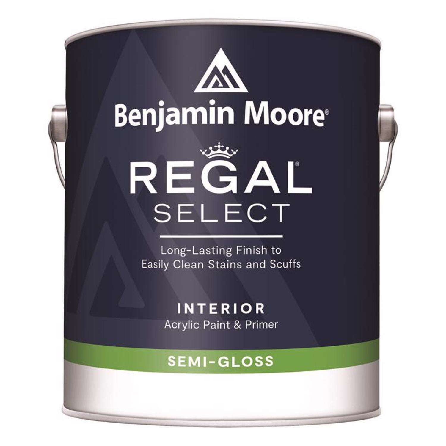 Benjamin Moore, GAL REGAL SELECT Acrylic Interior Paint & Primer - Semi-Gloss Finish