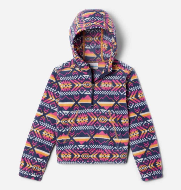 Columbia, Girls' Benton Springs Hooded Half Zip Fleece Pullover