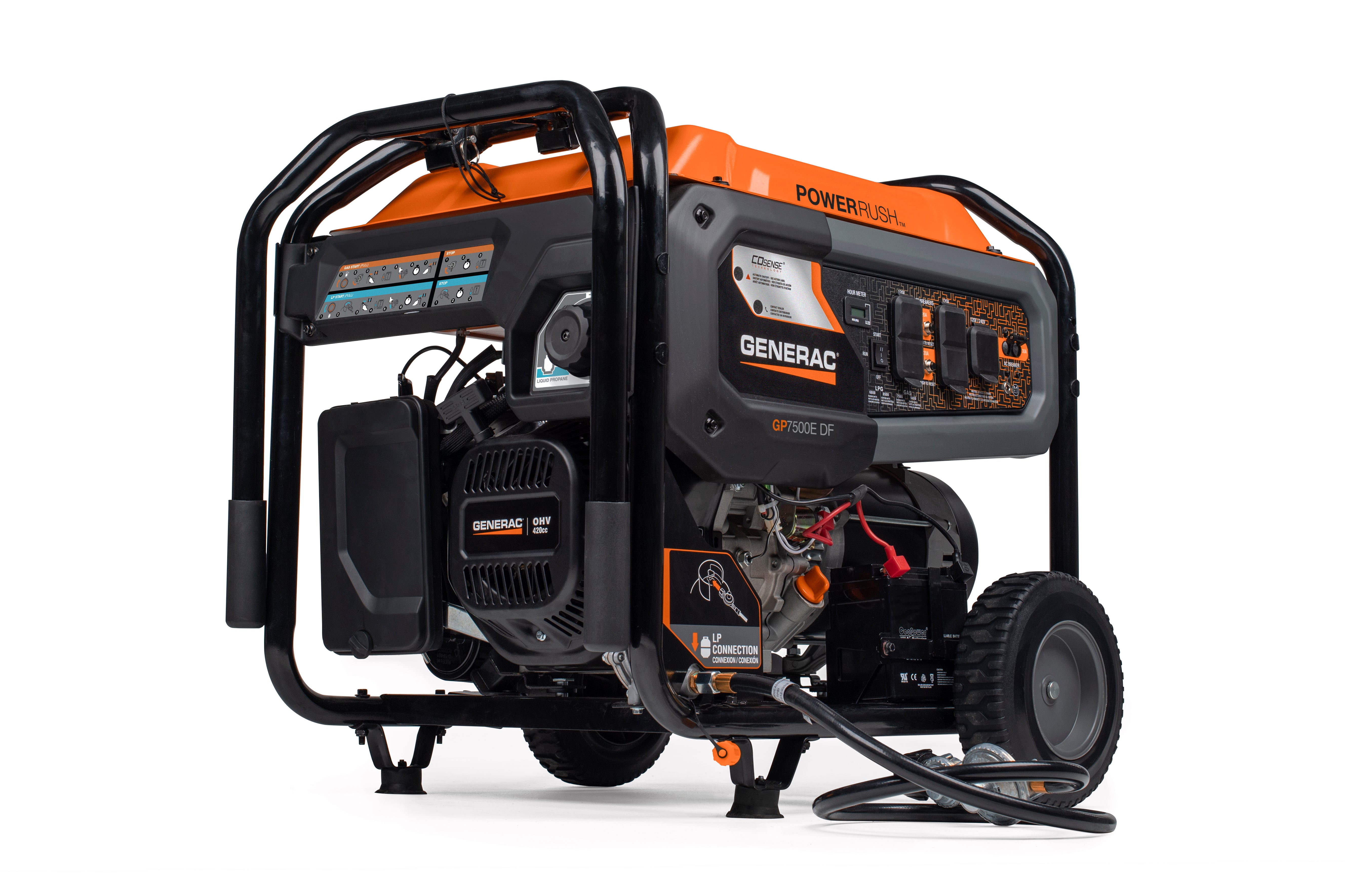 Generac, Gp7500e Dual Fuel Portable Generator (50 State)