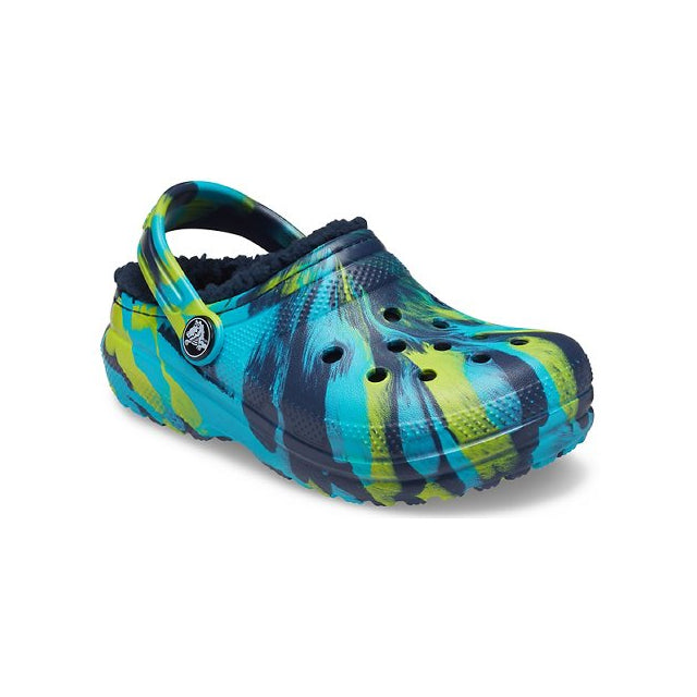 Crocs, Kids' Classic Lined Marbled Clog