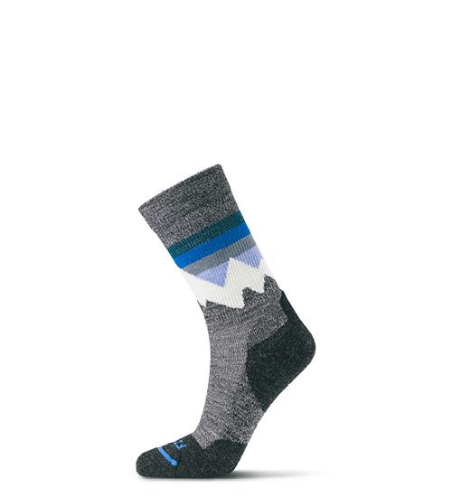 Fits, Light Hiker Mountain Top Crew Sock