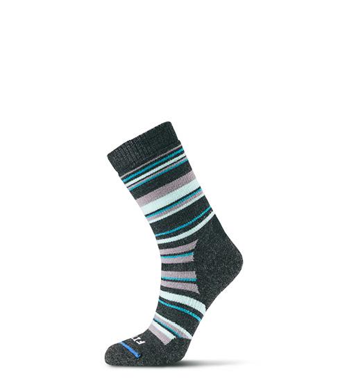 Fits, Medium Hiker Striped Sock