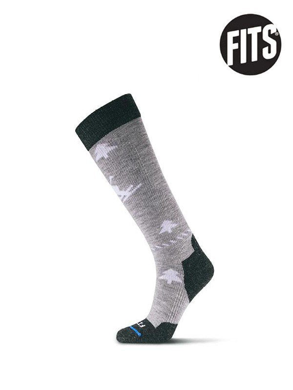 Fits, Medium Ski Downhill Over The Calf Sock