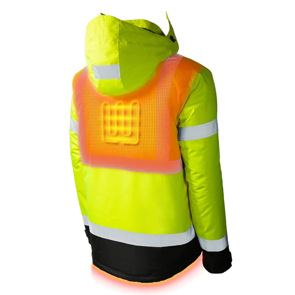 Gobi Heat, Men's Flash Heated Hi Vis Jacket