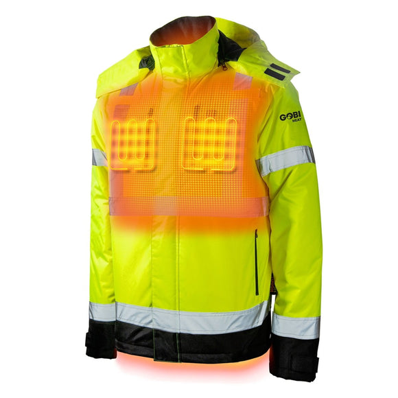 Gobi Heat, Men's Flash Heated Hi Vis Jacket