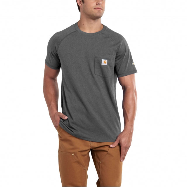 Carhartt, Men's Force Cotton Delmont SS T Shirt Rlxd Fit