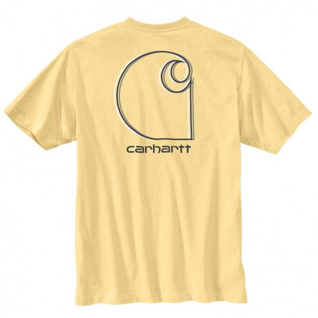 Carhartt, Men's Relaxed Fit Heavyweight Short-Sleeved Logo Graphic T-Shirt