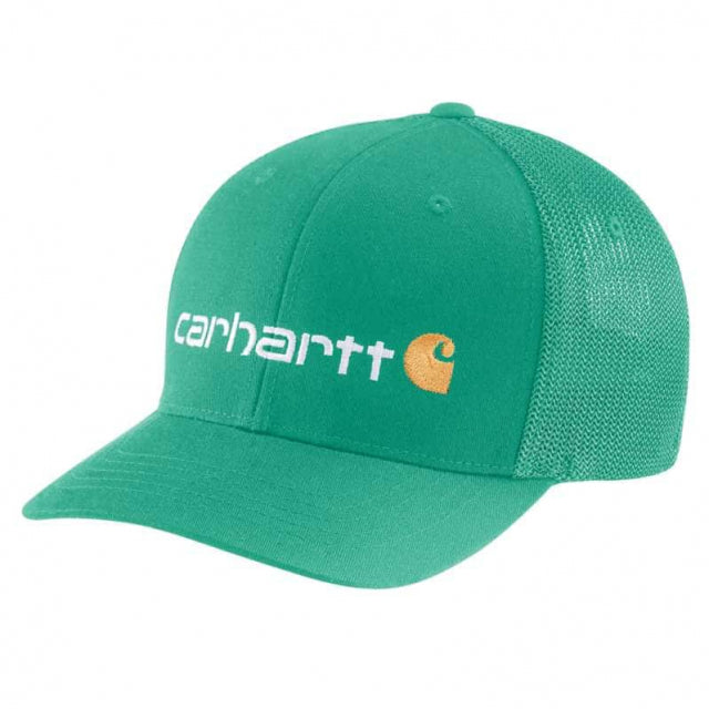 Carhartt, Men's Rugged Flex Fttd Canvas Msh Bck Graphic Cap