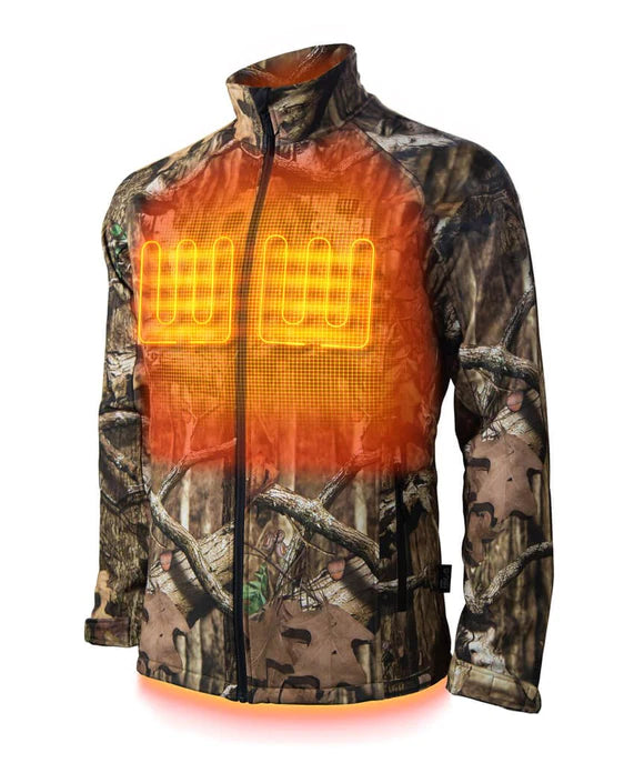 Gobi Heat, Men's Sahara Heated Hunting Jacket - Mossy Oak Camo