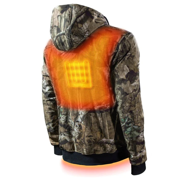 Gobi Heat, Men's Shadow Heated Hunting Hoodie - Mossy Oak Camo