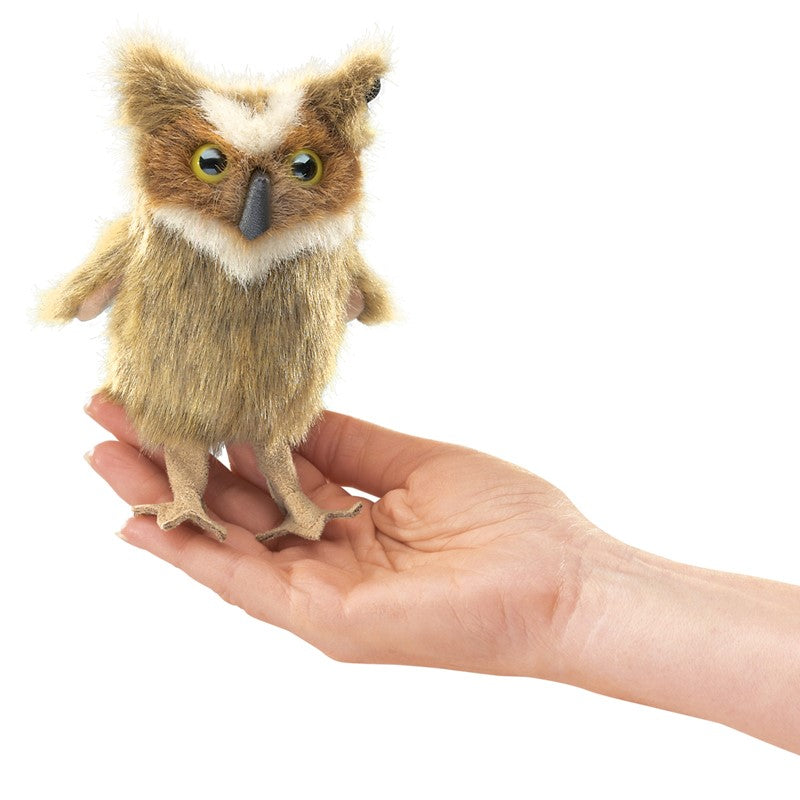 Folkmanis, Mini Great Horned Owl Puppet