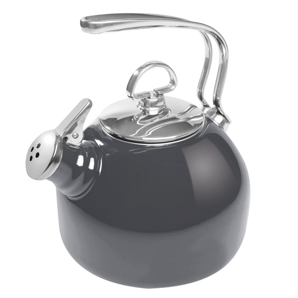 Chantal, Onyx Enamel-On-Steel Classic Teakettle 1.8 Qt.