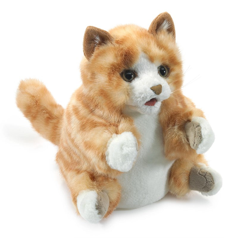 Folkmanis, Orange Tabby Kitten Puppet