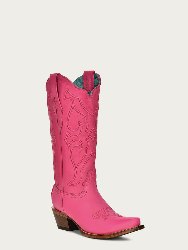 Corral Boots, Pink 13" Snip Toe Boot